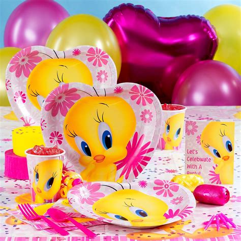 Tweety Bird 1st Birthday Supplies - Birthday Messages