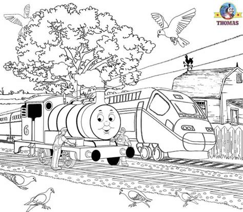 Percy The Tank Engine Coloring Pages