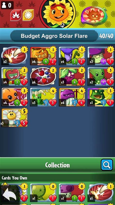 Made a budget aggro solar flare deck. Any improvement? : r/PvZHeroes