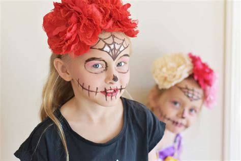 Simple Sugar Skull Makeup & DIY Headband