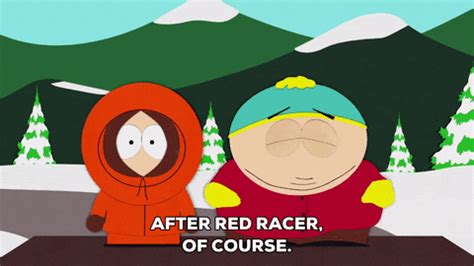 Eric Cartman Red Racer GIF by South Park - Find & Share on GIPHY