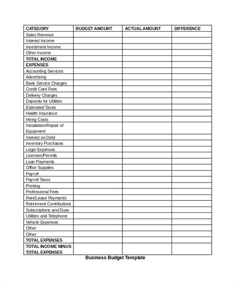 FREE 33+ Budget Templates in MS Word | PDF | Excel