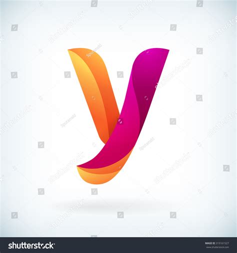 Modern Twisted Letter Y Icon Design Element Template Stock Vector Illustration 319161527 ...