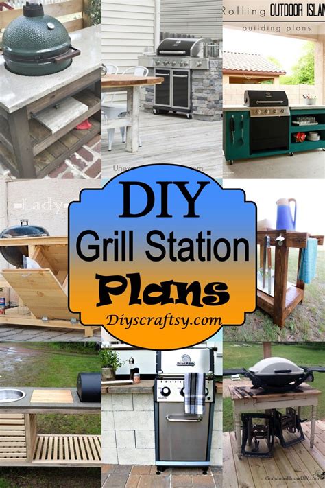 21 DIY Grill Station Plans For Indoor And Outdoor | Grill station, Diy grill, Outdoor grill station