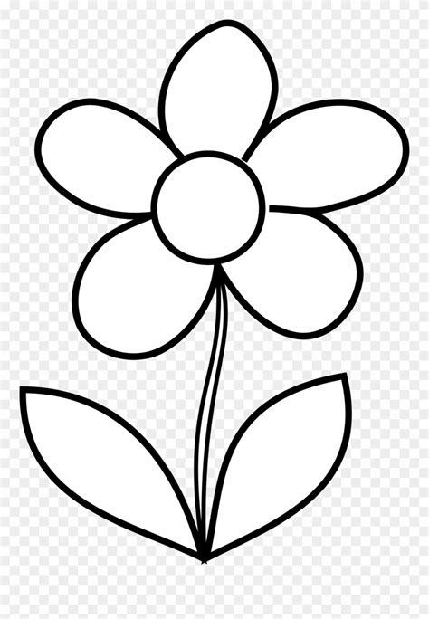 Simple Flower Vase Coloring Pages | Best Flower Site