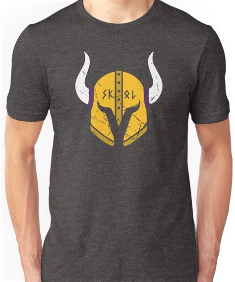 'Minnesota Vikings Skol Helmet' Essential T-Shirt by originalnickb | Minnesota vikings, Shirts ...