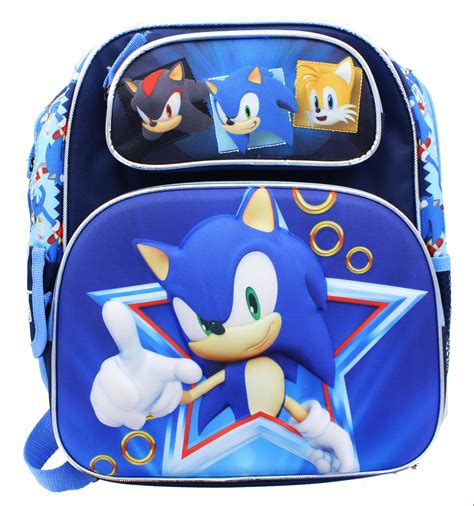 Sonic the Hedgehog 12 Inch 3D Kids Backpack | Free Shipping