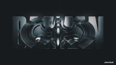 Batman 3D Logo on Behance