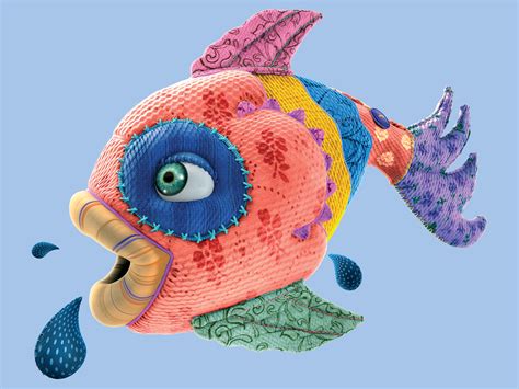 3D Fish From Fabrics HD Wallpaper | Download HD Wallpapers