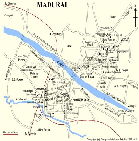 madurai tourist map | map of madurai city | map of madurai | madurai map