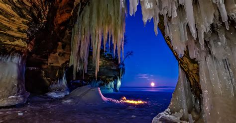 2014 ice caves at Apostle Islands National Lakeshore