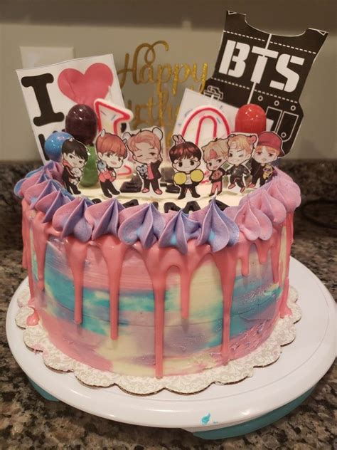 Bts Birthday Cake Design - birthday card message