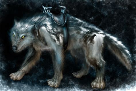 Dire Wolf Mount by hwango on DeviantArt