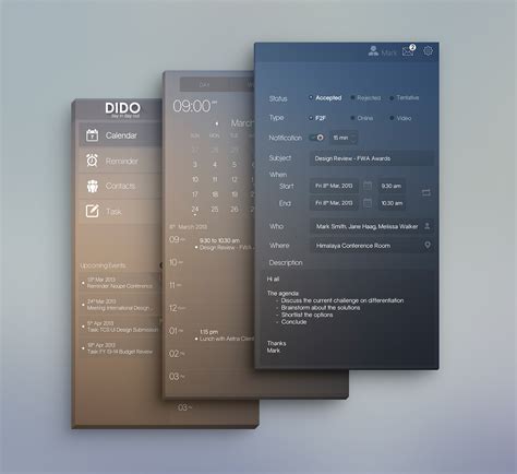 Calendar App - DiDo on Behance