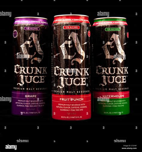 Crunk Juce a alcoholic energy drink that is as strong as wine (12%) and is being blamed for ...