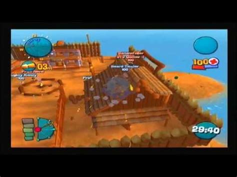 Worms 4 Mayhem PS2 Gameplay - YouTube