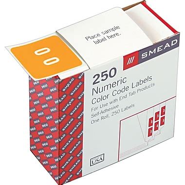 Smead Numeric Color Code Labels | Staples®