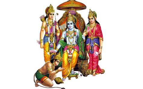 Lord Hanuman With Sri Ram And Sita | Tirumalesa