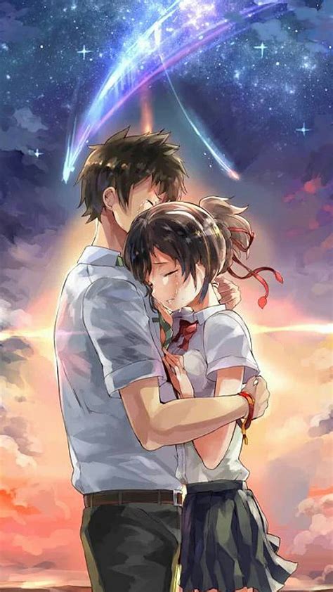 Mitsuha, aesthetic, anime, ghibli, kimi no nawa, pink, quotes, stars, taki, your name, HD phone ...