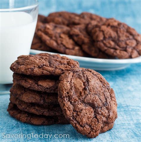 Ghirardelli Brownie Cookies Made From Brownie Mix