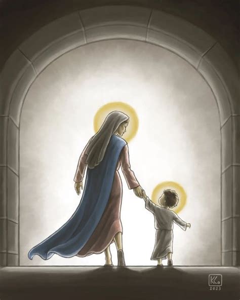 Kevin Lo | Catholic Artist on Instagram: "Happy Solemnity of Mary the Mother of God! Friends ...