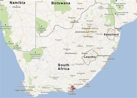 Port Elizabeth Map