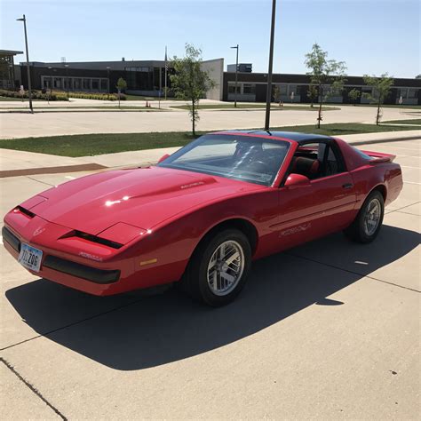 1989 Red Firebird Formula with T-Tops, 112,900 miles, $7700, 305/5.0L located in Iowa - Third ...