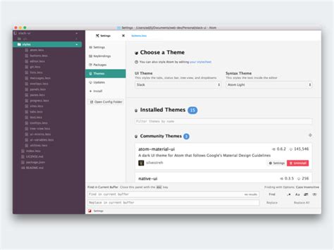 Slack UI Theme by Tony Jones on Dribbble