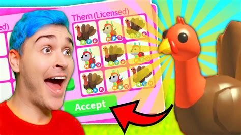 I Played ADOPT ME Until I Became A *THANKSGIVING TURKEY* And Achieved WORLD DOMINATION!! (Roblox ...