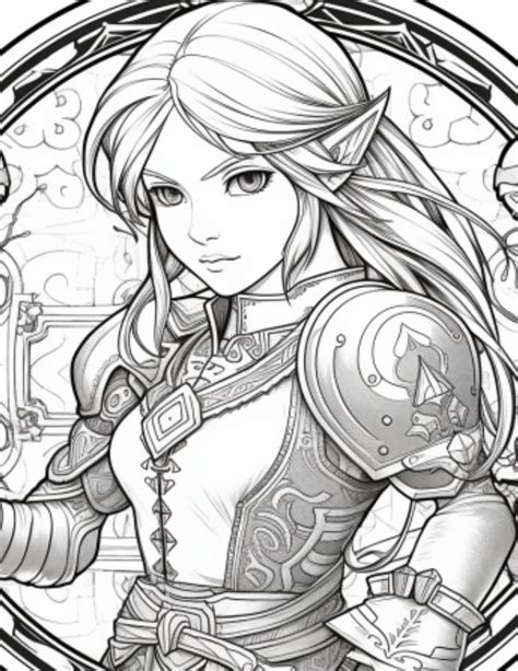 Printable Zelda Coloring Pages