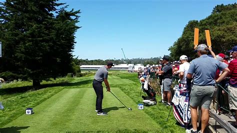 Viktor Hovland Slow Motion Golf Swing at the US Open Pebble Beach Third Hole - YouTube