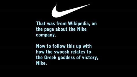 Nike Logo Meaning + Justification of logo decryption - YouTube