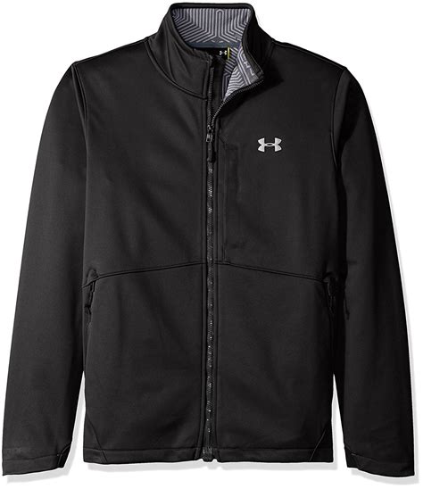 Under Armour - under armour men's ua cgi softershell jacket, black (001)/steel, small - Walmart ...