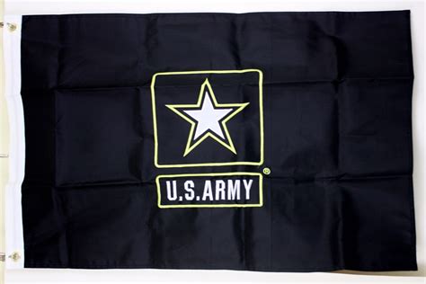 Army Star 2'X3' Double Sided Embroidered Flag | eBay