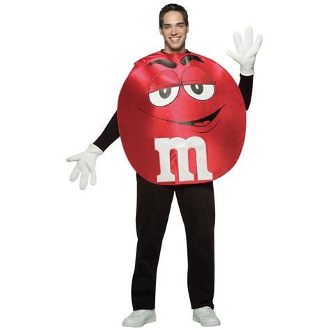 M&M's Red M&M Halloween Costume Adult Size: One Size Fits Most