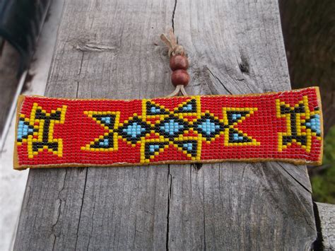 native american beadwork,native american bracelet by deancouchie on Etsy | Beadwork patterns ...