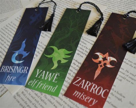 LIMITED SINGLES: Dragons of Alagaësia Bookmark Set | Etsy in 2020 | Inheritance cycle, Ancient ...