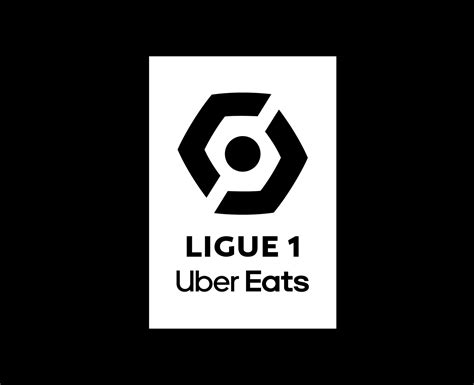 Ligue 1 Uber Eats France Logo White Symbol Abstract Design Vector ...