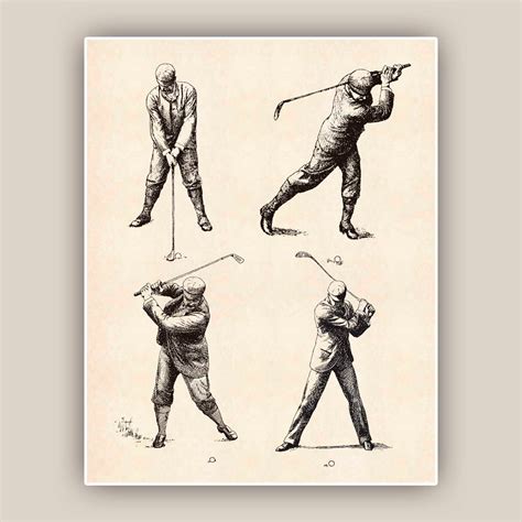 Golfer Gifts Golfing Art Prints Golf Room Decor Golf Poster | Etsy