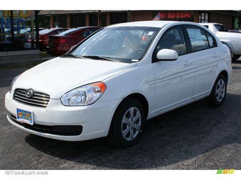 2010 Nordic White Hyundai Accent GLS 4 Door #33189407 | GTCarLot.com - Car Color Galleries