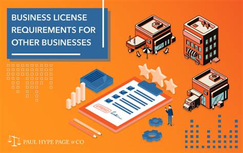 Business License Requirements for Other Businesses