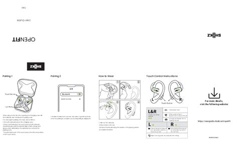 Shokz OpenFit T910 User Manual for Bluetooth Earbuds