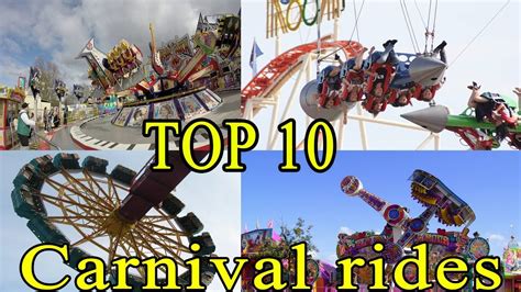 TOP 10 CARNIVALRIDES / FUN FAIR RIDES - YouTube