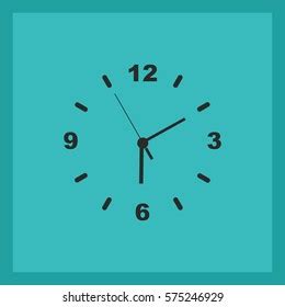 Clock Face Vector Icon Watch Icon Stock Vector (Royalty Free) 575246929 | Shutterstock