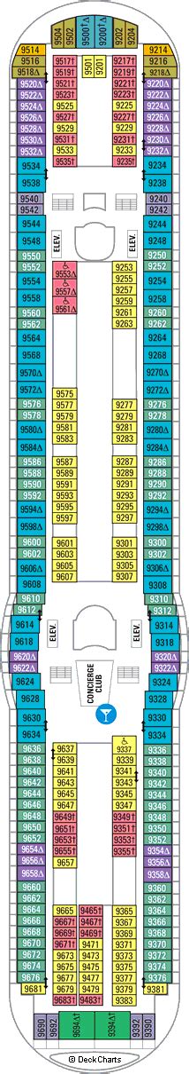 Royal Caribbean Mariner of the Seas Deck Plans, Ship Layout & Staterooms - Cruise Critic