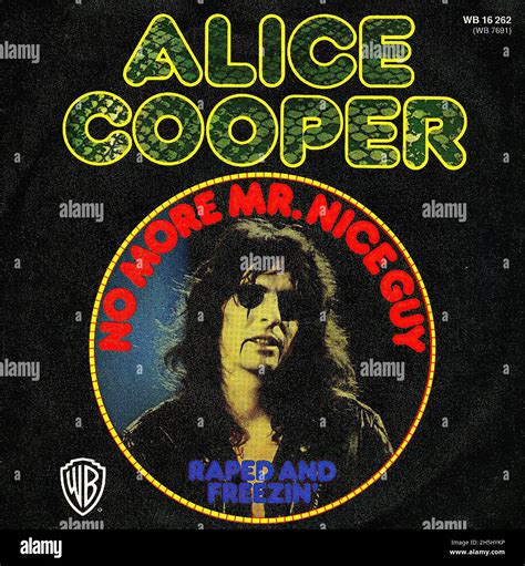 Vintage single record cover - Cooper, Alice - No More Mr Nice Guy - D ...