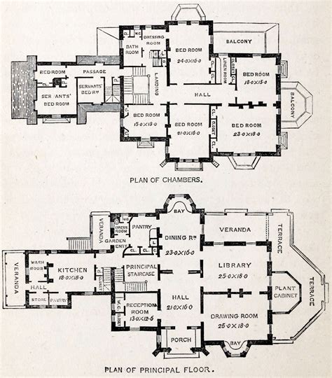 2 Story Mansion Blueprints