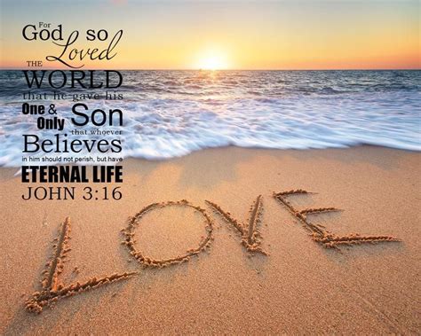 John 3:16 - God so Loved in 2020 (With images) | For god so loved the ...