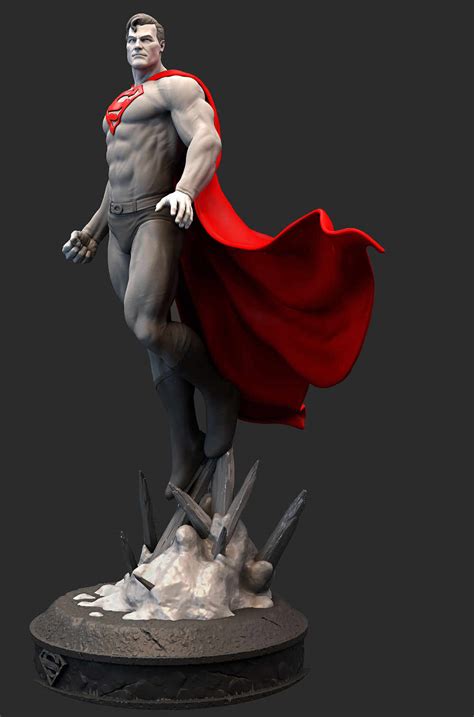 Superman Statue - ZBrushCentral