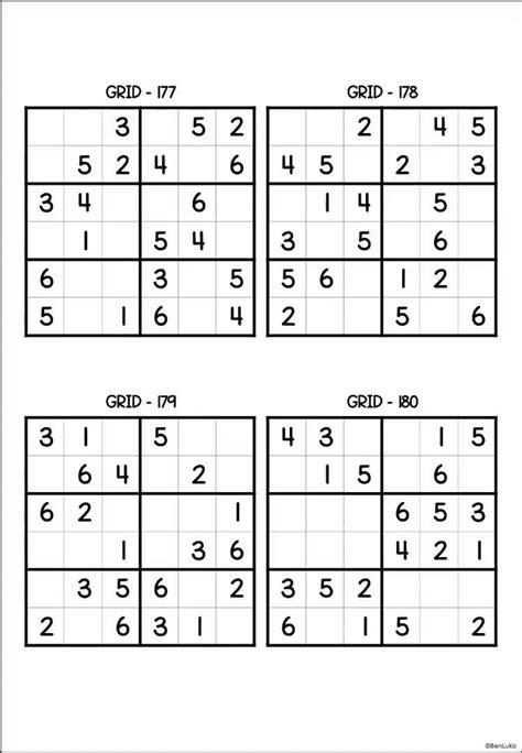 Sudoku Medium Printable